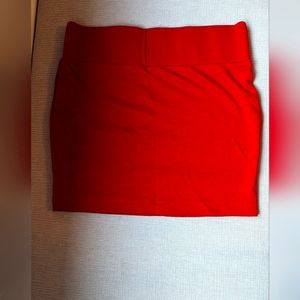Women's Medium Red Skirt